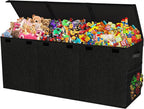 Mabahoo Extra Large Toy Box, Collapsible Sturdy Kids Toy Chest for Boys, Girls, 40"x14"x16" Storage Organizer Toddler Storage