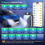 MUCAR AI-Assisted OBD2 Scanner Bluetooth Lifetime Update, BT200 MAX Compatible with ELM327, All System OBD2 Diagnostic Tool