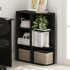 Furinno PASIR Book Shelf, 3-Tier Corner Bookshelf with Open Shelf, Standing Bookcase, 9.3 x 12 x 31.5 for Organization and St