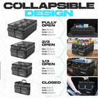 FORTEM Trunk Organizer with Cooler For SUV Car Trunk, Foldable Storage, Car Accessories for Women Men, Collapsible Bag, Perfect