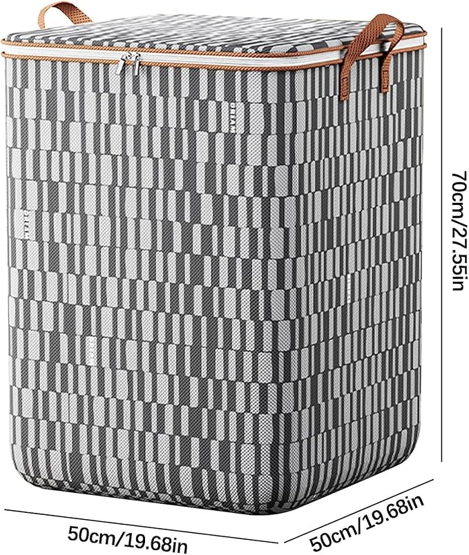 Clothes Storage Bag, Non-Woven Clothes Quilt Foldable Storage Bag, Multipurpose Large Capacity Lightweight Portable Wardrobe 