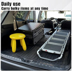 Cargo Mat with Backrest Mat 2-in-1 for 2024 2025 2026 Toyota Grand Highlander Car Mat Accessories, TPE All Weather Cargo Liner Trunk Mat(Grand Highlander-2 in 1 Trunk Mat)