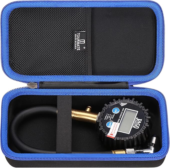 Hard Storage Case for JACO Superior Products/TIRETEK/AetralYB/ETENWOLF/VONDIOR Tire Pressure Gauge,Travel Case for Professional Accuracy - 60/100/200 PSI (Only Box)