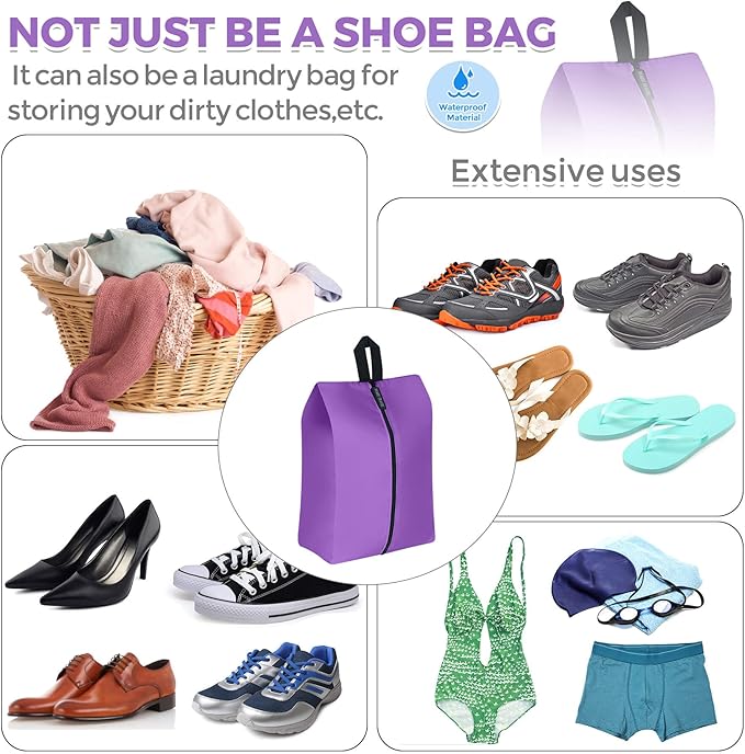 YAMIU Packing Cubes for Suitcases, 7 Pcs luggage organizer bags with Shoe Bag, 2 Waterproof Travel Toiletry Bags, Travel Cube