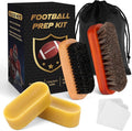 Luxiv 6Pcs Football Prep Kit, 6 in 1 Football Wax for Improved Tack Leather Football Conditioning Set for Enhanced Grip with 