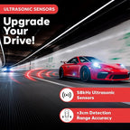 Pyle Ultrasonic Blind Spot Detection System, BSD Change Lane Safer, BSA BSM Blind Spot Monitoring Assistant Car Driving Secur