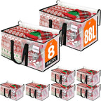 RoomHacks Clear Heavy Duty Extra Large Moving Supplies Storage Bags with Reinforced Handle and Double Zipper, Alternative to 
