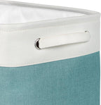 Kntiwiwo Foldable Storage Bin Collapsible Fabric Storage Basket Cube with Durable Handles Closet Organizer Bins for Organizin