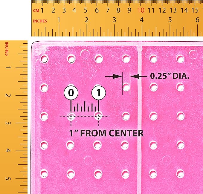 Azar Displays 900988-PNK 125-PIECE PEGBOARD ORGANIZER KIT (2-24""X 24"")", Pink