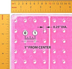 Azar Displays 900988-PNK 125-PIECE PEGBOARD ORGANIZER KIT (2-24""X 24"")", Pink