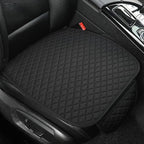 West Llama Linen Car Seat Covers,Bottom Seat Covers for Cars Include 1 Piece Front Driver Seat Pad Mat Universal Fits 90% Veh