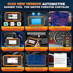 LAUNCH X431 Creader Elite 2.0 FGC OBD2 Scanner,ECU Code, Bi-Directional Scan Tool for Ford, for GM, for Chrysler,100+ Reset,