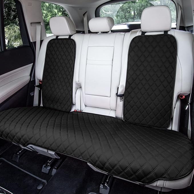 FH Group Car Seat Cushion Neosupreme Automotive Seat Cushions - Universal Fit, Rear Car Seat Cushion, Car Seat Cushions With 