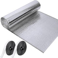 Frienda Rv Window Reflective Insulation Roll 47.2inch*20ft Double Aluminum Foil Heat Bubble Thermal Window Shade Door Cover Blackout for Garage Roof Travel Camper Skylight Shield