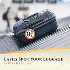 FUL Harry Potter Platform 9-3/4 Luggage Tags, 2-Piece Suitcase ID Tag Set, Multi, One Size
