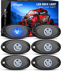Nilight LED Rock Light 6PCS Underglow Wheel Well Pods Waterproof Exterior Underbody Roof Rack Side Lamps for Car Truck Pickups ATV UTV SUV Motorcycle Boat, Blue Color