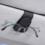 Car Seat Gap Filler, Seat Gap Organizer with Phone Holder, Car Seat Accessories, Car Organizer Fit Car SUV Truck, 2PCS Seat Gap Filler and 2 Pack Sunglass Holder Black