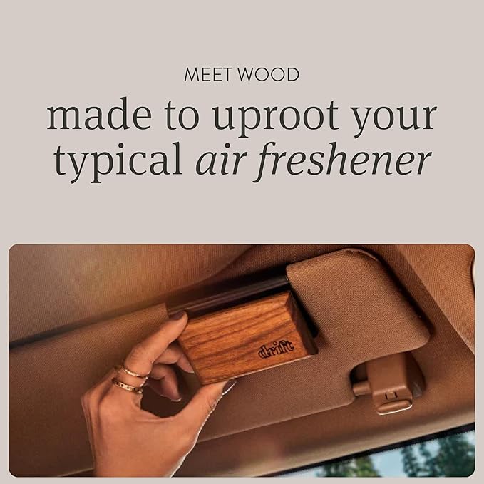 Drift Car Air Freshener - The Original Wood Air Freshener - Car Odor Eliminator - Long Lasting Scent - Auto Accessories - Met