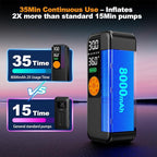 Jump Starter with Air Compressor,5500A Portable Car Battery Booster(All Gas & 10L Diesel) with 150PSI Cordless Auto Tire