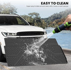 LASFIT Floor Mats&Cargo Backrest Mat for 7&8 Seats Ford Expedition Standard & Lincoln Navigator Standard 2025 2026,Costom Fit All Weather Protection TPE Easy Clean Floor Liners,4pcs.