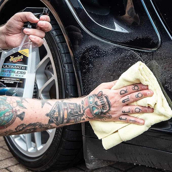Meguiar's Supreme Shine Microfiber Towels for Cars, Absorbent Ultra-Plush Car Microfiber Towel Set for Effectively Removing Car Care Products Without Leaving Swirls, 3 Pack
