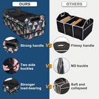 Deosk Trunk Organzier and Storage with 6 Big Pocket,Car Accessories for Women/Men 50L Waterproof Polyester for