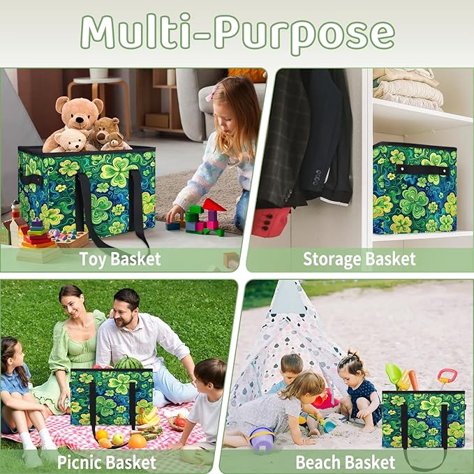 Reusable Grocery Bag, Foldable Large Shopping Tote Bag for Groceries Kitchen Picnic Car Trunk