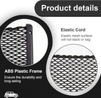 Frienda 2 Pcs Car Storage Net Bag, ABS Plastic Framed Mesh Net Holder, Phone & Cargo Organizer with Screws for Auto, Rv, Boat, Truck Pocket Storage (9 x 4 Inch)
