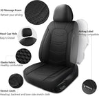 Car Seat Covers,Leather Car Seat Covers,Breathable and Sporty Car Seat Cover,Universal Fit Automotive Seat Covers for Car SUV
