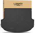 LASFIT Cargo Mat for Hyundai Santa Fe Sport 2018 2017 2016 2015 2014 2013 (Only Fit 5-Passenger), All Weather TPE Custom Fit Car Trunk Mats Cargo Liners Accessoires for Santa Fe Sport 2013-2018, Black