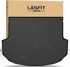 LASFIT Cargo Mat for Hyundai Santa Fe Sport 2018 2017 2016 2015 2014 2013 (Only Fit 5-Passenger), All Weather TPE Custom Fit Car Trunk Mats Cargo Liners Accessoires for Santa Fe Sport 2013-2018, Black
