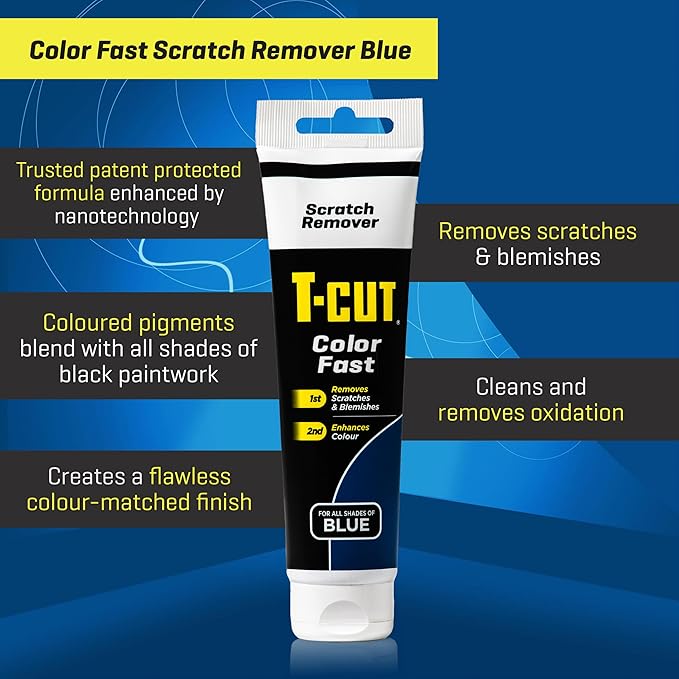 T-Cut Color Fast Blue Scratch Remover, Car Wax Polish, Color Enhancer, 5.3 Oz