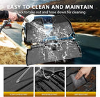 Powerty Floor Mats for 2024-2025 2026 Chevrolet Chevy Equinox EV Accessories (Non Fuel), All Weather Protection Anti-Slip and Waterproof Car Floor Liners for Equinox EV 3PCS