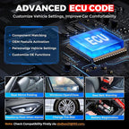LAUNCH Creader Elite V2.0 for BMW OBD2 Scanner, 2026 Full Systems Bi-Directional Scan Tool, All Reset Services, ECU Code,