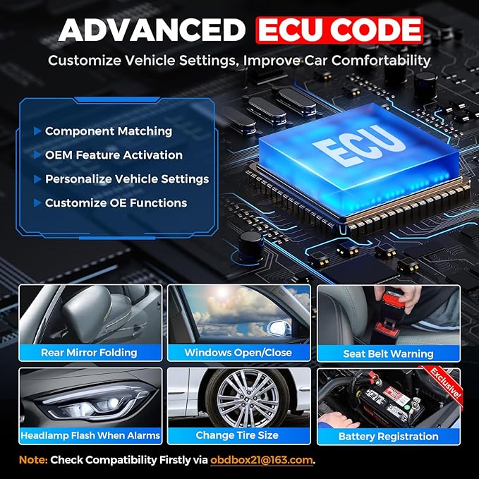 LAUNCH Creader Elite V2.0 for BMW OBD2 Scanner, 2026 Full Systems Bi-Directional Scan Tool, All Reset Services, ECU Code,