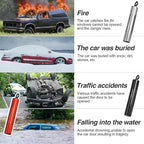 Car Window Breaker Tool and Seatbelt Cutter Safety Hammer Emergency Car Escape Tool Car Accessories Glass Breaker Seat Belt C