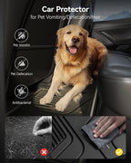 3W Floor Mats and Cargo Liner Fit for Honda Pilot 2023 2024 2025 2026, Custom Fit All Weather Honda Pilot Accessories Odorless Anti-Slip TPE Full Set Mats Black