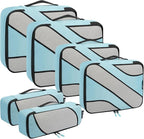 BAGAIL 6 Set Packing Cubes,Travel Luggage Packing Organizers