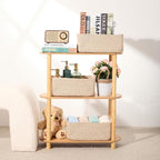 MiniArk Small Storage Baskets for Organizing | Closet Organizer Bins | Shelf Toy Basket | Woven Rope Baskets | Cube Decorativ
