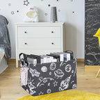 FANKANG Storage Basket,Nursery Hamper Canvas Laundry Basket Foldable with Waterproof PE Coating Storage, Office, Bedroom, Clo