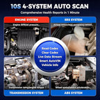 OBD2 Scanner LAUNCH CRP129X V3.0 Elite Scan Tool, Upgrade of CRP123X, 12 Reset Services, ABS/SRS/Transmission/Check Engine