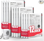 IDEATECH 12Pack Vacuum Storage Bags with Electric Pump, Jumbo Vacuum Seal Bags for Clothing, Bedding & Blankets, Heavy Duty C