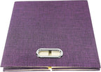 Posprica Storage Boxes, Foldable Organiser Cube Basket Bin, Thick and Heavy Duty (28×28×28cm/4pcs, Purple)