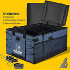 Seal Skin Covers Trunk Organizer for SUV, Car & Truck - Premium Heavy Duty & Collapsible with 3 Adjustable Size - Lightweight &