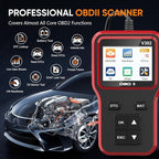 OBD2 Scanner with Battery Tester - Vehicle Code Reader for Check Engine Light, Plug and Play, Car Scanner Diagnostic Tool for