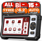 ANCEL FX6100 OBD2 Bidirectional Scan Tool, All Systems Car Diagnostic Scanner with Active Test for All Vehicles, 15+ Resets,