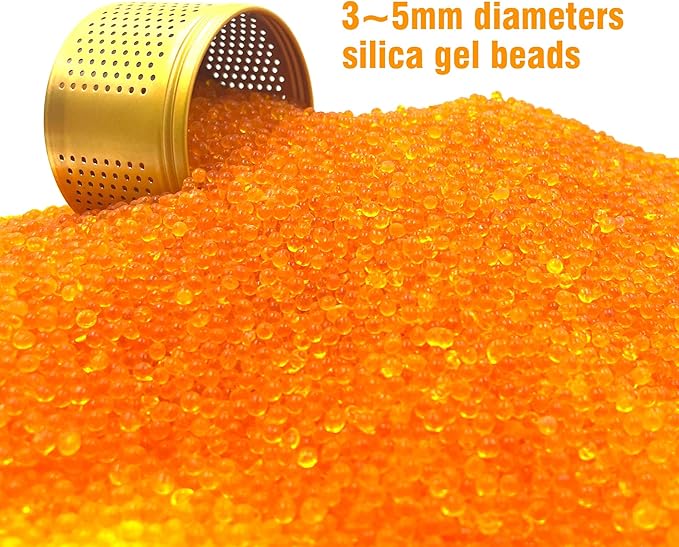 Gun Safe Dehumidifier 200g - Small Silica Gel Desiccant Canister, Moisture Absorber for Gun Cabinets & Safes, Protect 80