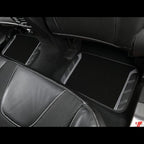 CAR PASS Leather Steering Wheel Cover and Waterproof Car Floor Mats,Microfiber Universal Car Combo Fit for 95% Sedan,SUV,Cars