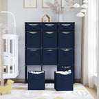 Cube Storage Organizer with Storage Bins Included - The Perfect Closet Organizers and Storage Solution. Includes 12 Storage C