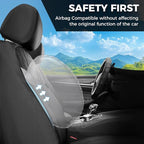 FLORICH Car Seat Covers Front Seat, Leather Seat Covers for Cars, Car Seat Protector Waterproof, Universal Automotive Seat Co